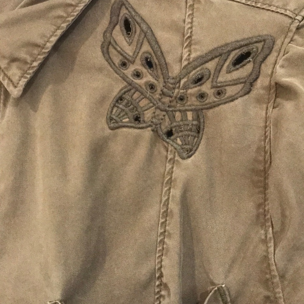 Button Down Linen Top - image 2